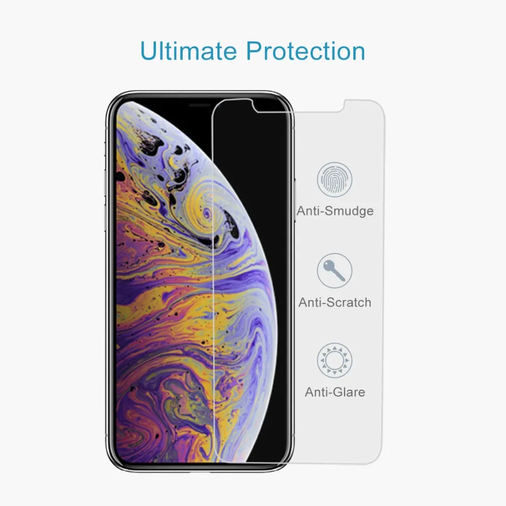 9H 2.5D Закаленное стекло для смартфона пленка экрана iPhone XS Max/XR/8 Plus/7 Plus/6 S