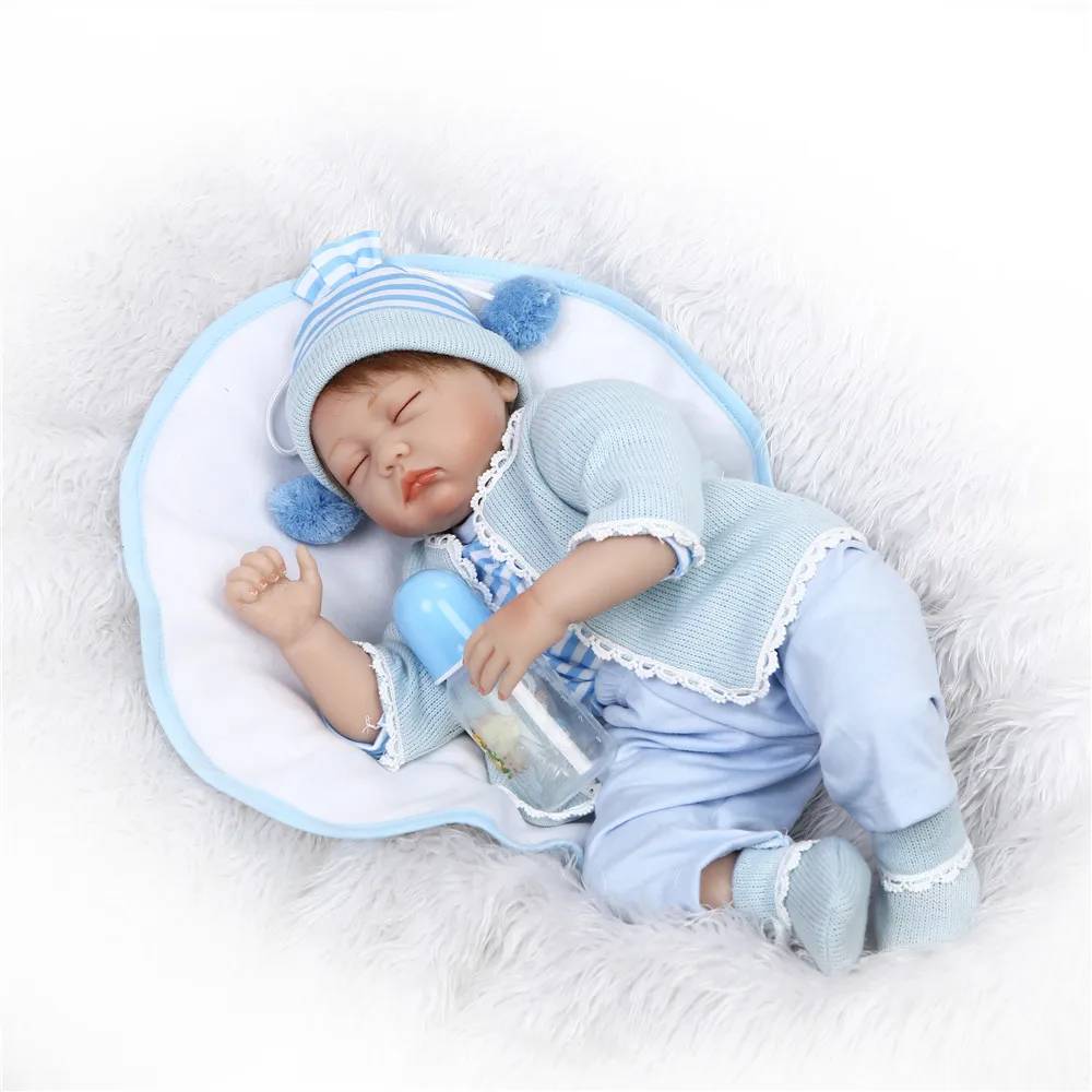 55 см bebe мальчик reborn куклы реалистичные силиконовые baby девочка bonecas дети играть