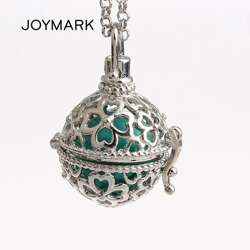 JOYMARK на удачу 4 листа клевер полый клетка Женский Колокольчик для живота