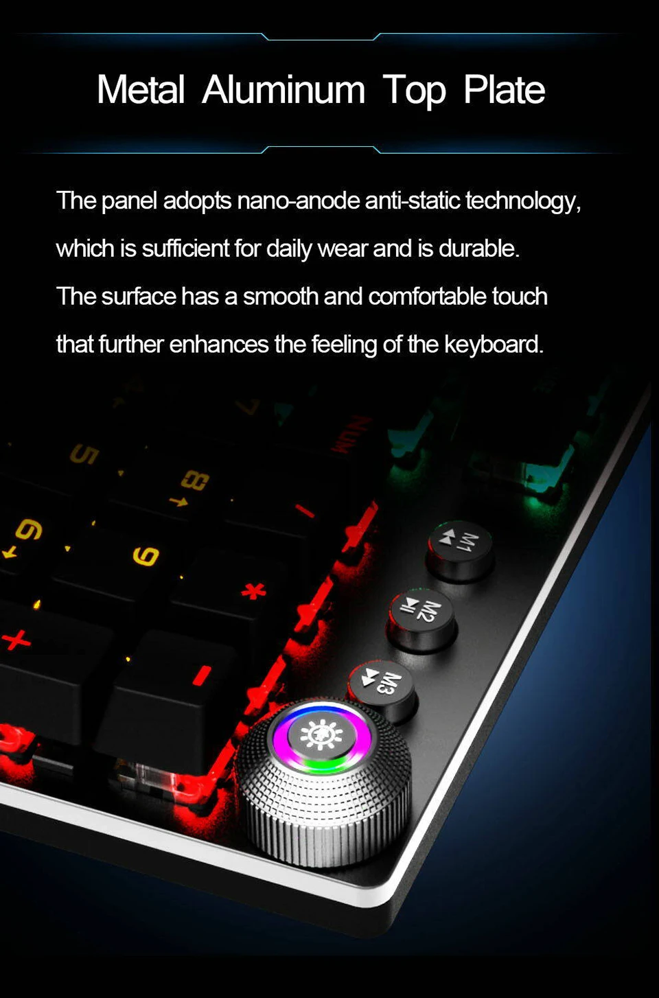 Механическая игровая клавиатура RGB светодиодный подсветкой 104 клавиш с подсветкой teclado анти-ореолы большие клавиши крутой дизайн для PC Gamer