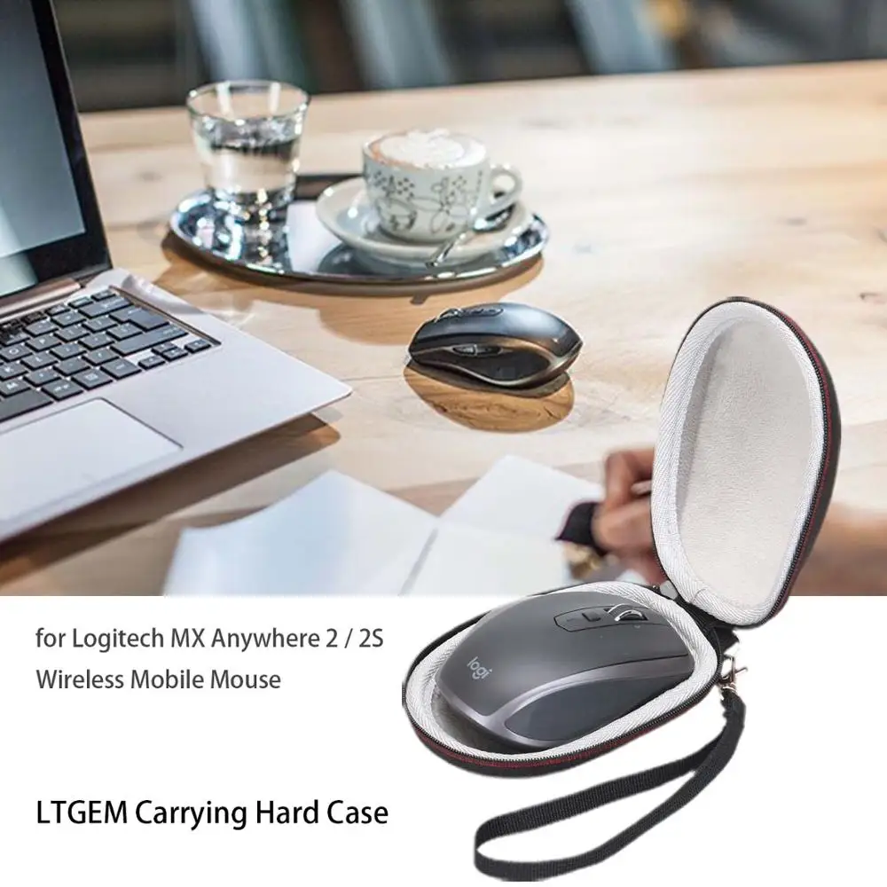 Жесткий Дорожный Чехол LTGEM EVA для Logitech MX Anywhere 2/2S дорожная сумка беспроводной