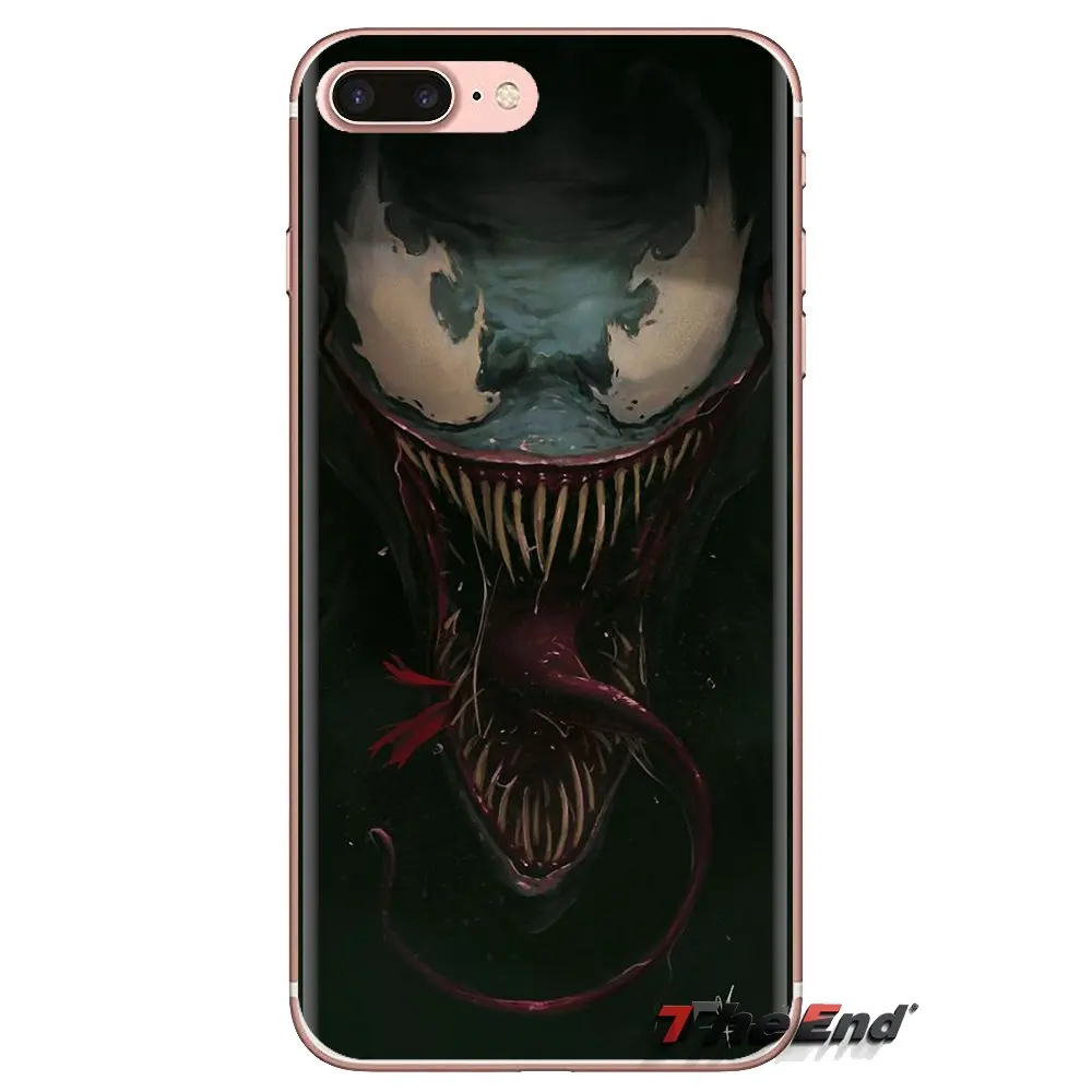Для Xiaomi Mi3 Samsung A10 A30 A40 A50 A60 A70 Galaxy S2 Note 2 Grand Core Prime Spiderman черный костюм злодей Venom чехлы