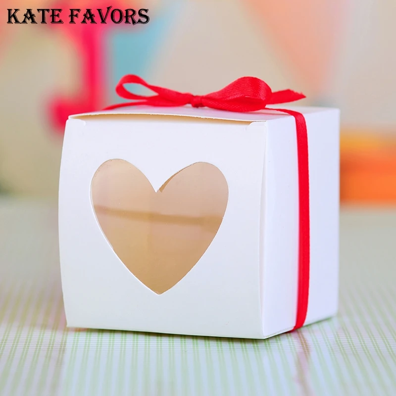 12 шт. прозрачные подарочные коробки из ПВХ в виде сердца|box for|box for candybox wedding |
