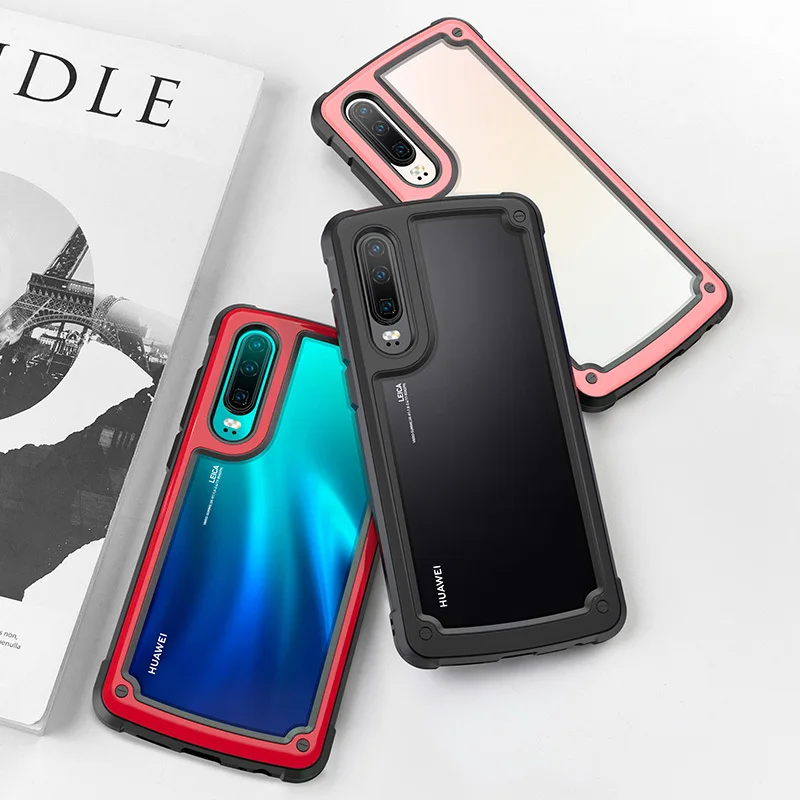 Роскошный мягкий ТПУ бампер чехол для huawei P30 P20 mate 20 Lite прозрачный Pro Fundas Coque |