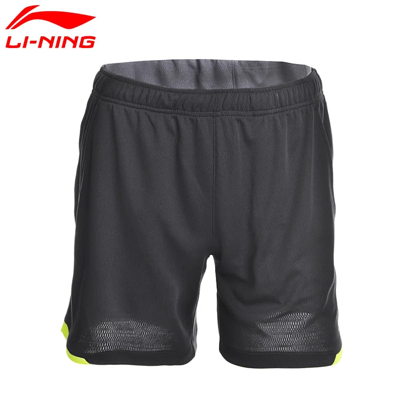 Женские шорты Li Ning для бадминтона дышащие спортивные с подкладкой из 100%