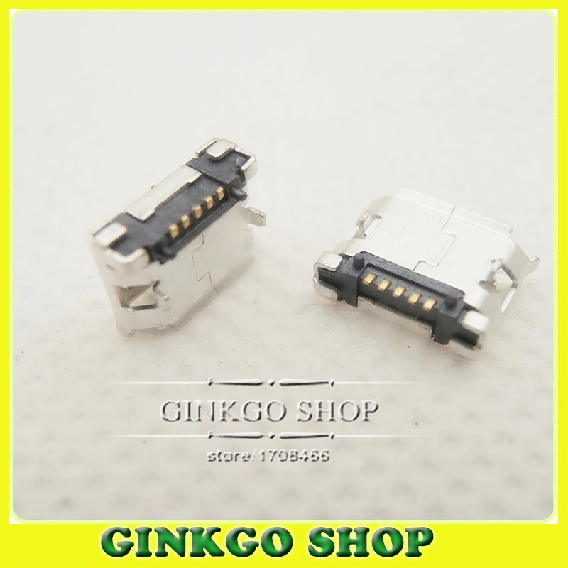 50 шт./лот микро USB разъем 5-контактный длинный игольчатый для зарядки короткие