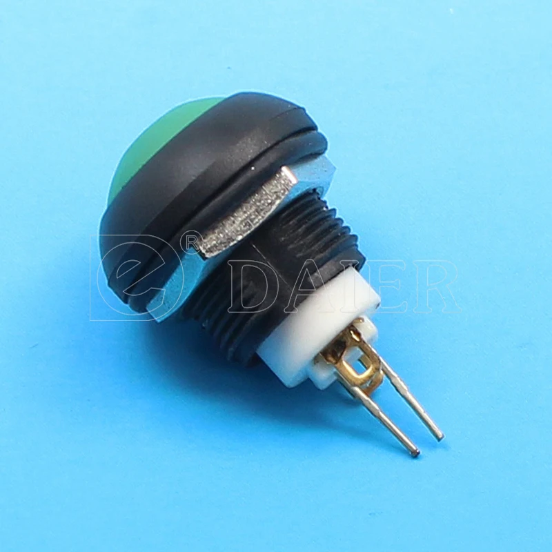 6 шт. пластиковые кнопочные переключатели 12 мм 4 контакта 2 А 220 В переменного