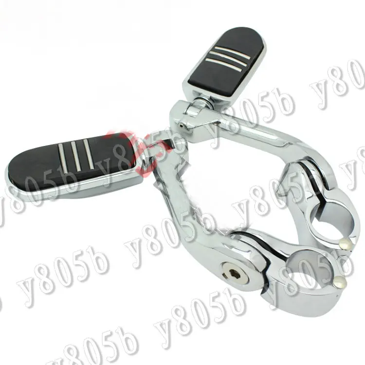 Хромированные подножки для Honda Shadow Spirit Saber Aero ACE Steed VLX 400 600 1100 DLX VTX1300 32 мм 38