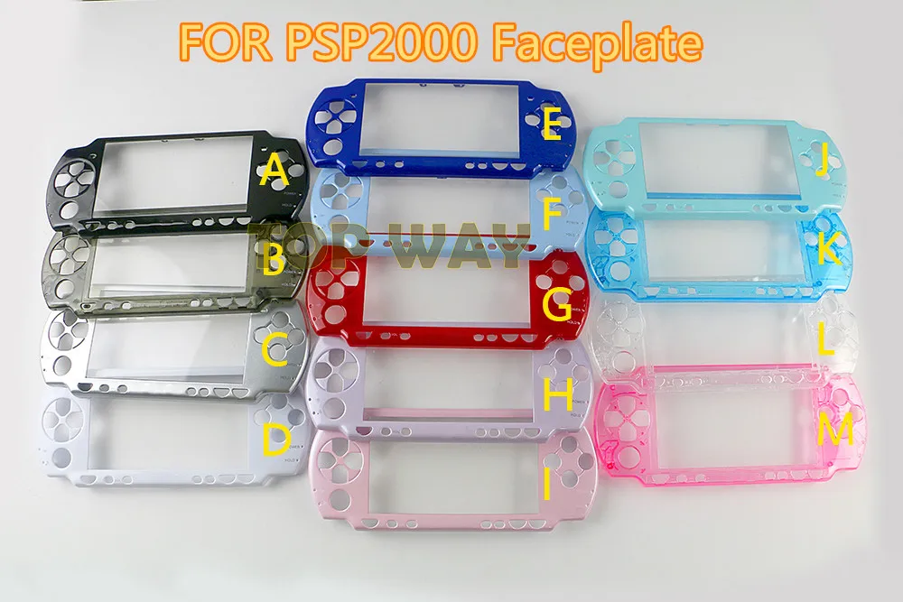 Новый чехол с передней лицевой панелью логотипом для PSP 2000 Consloe|Запасные части| |