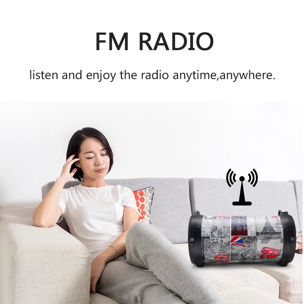 Bluetooth динамик портативный открытый сабвуфер бас беспроводной s стерео аудио