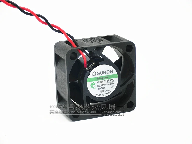 

Free Shipping SUNON KDE1204PKV2 40x40x20mm 4cm DC12V 0.6W Server Cooling Fan Server Square Fan 2-wire