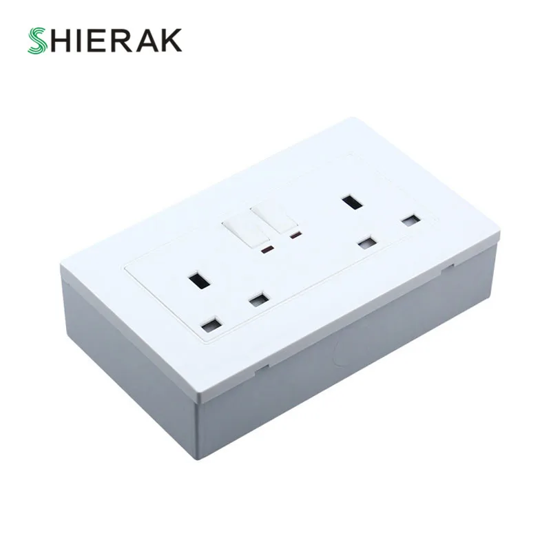 SHIERAK 146 Тип прямоугольная распределительная коробка внешняя Монтажная коробка 148*87*32 мм используется для настенного переключателя и розетки