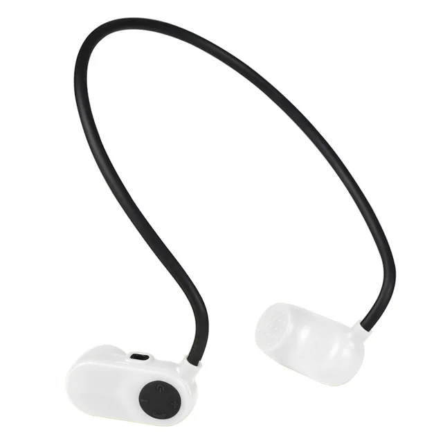 Белый Новейший APT-X V31 костной проводимости 8 г 16 г HIFI MP3 плеер водонепроницаемый плавательный Спорт на открытом воздухе наушники USB MP3 Музыкальные плееры - Цвет: Белый