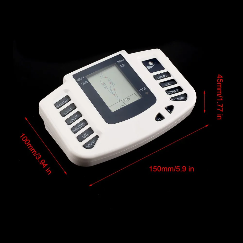 Цифровой электронный массажер для похудения тела импульсный расслабления мышц