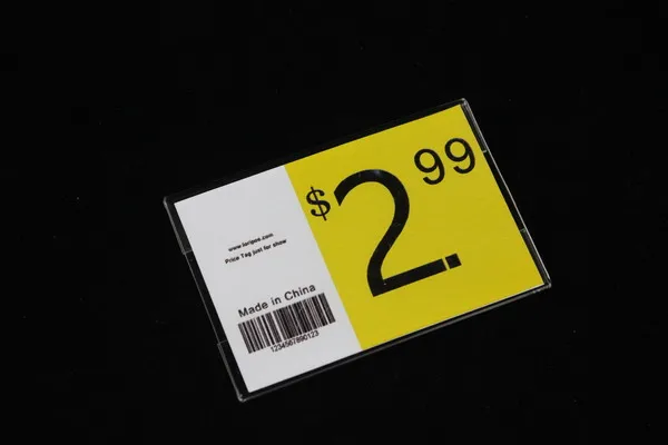 7 5*5 см 50 шт. акриловая полка для супермаркета клейкий держатель ценовых этикеток