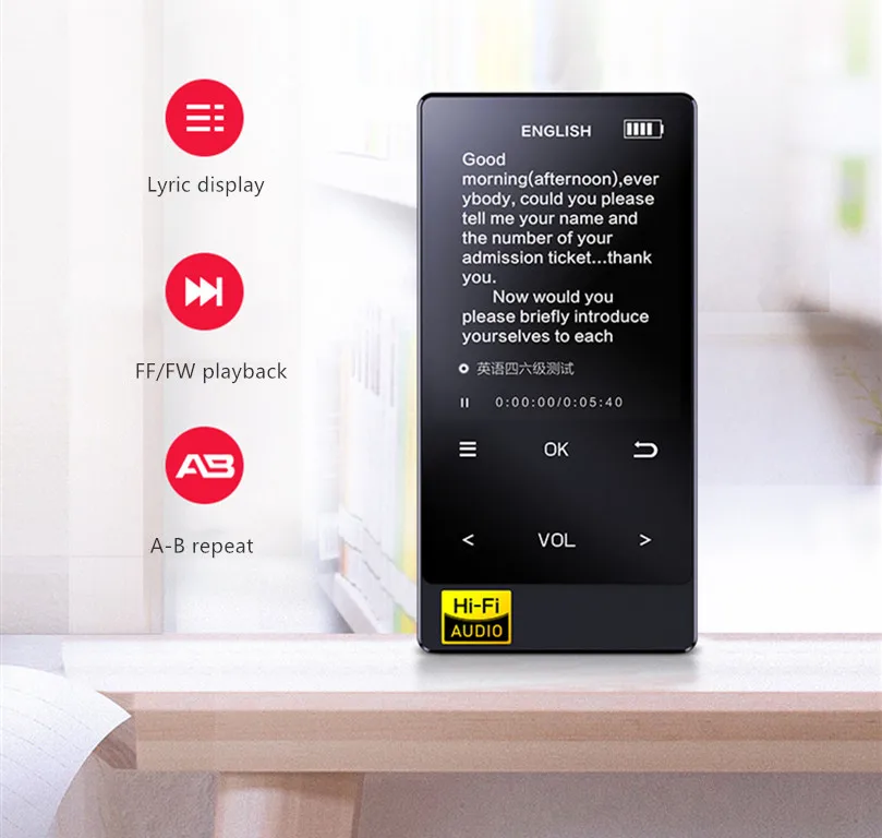 X3 Bluetooth профессиональный спортивный HIFI стерео Бас диктофон MP4 музыкальный плеер fm-радио электронная книга динамик