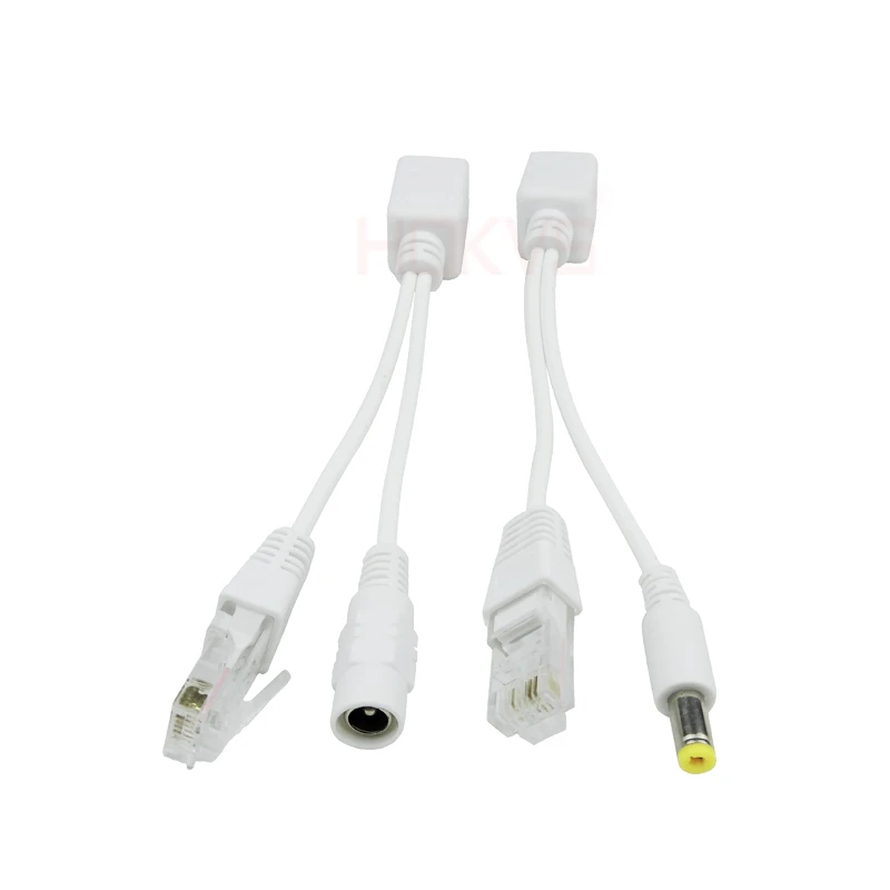 Hokvs 5 пар/лот Мощность Over Ethernet PoE Splitter Кабель-адаптер для безопасности IP Камера NVR