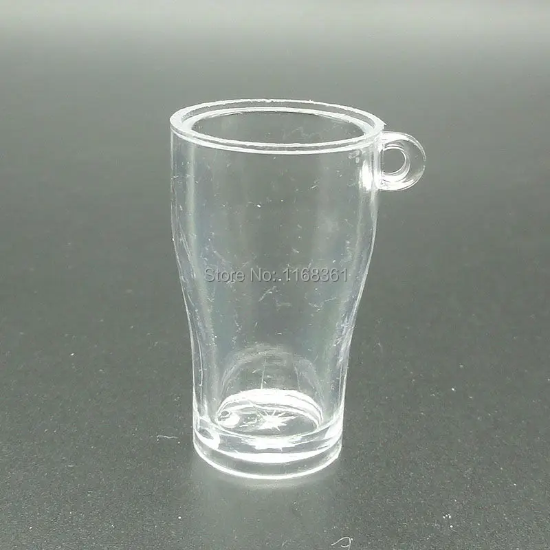 1 шт./лот прозрачная стеклянная чашка для фруктового сока имитация ПВХ