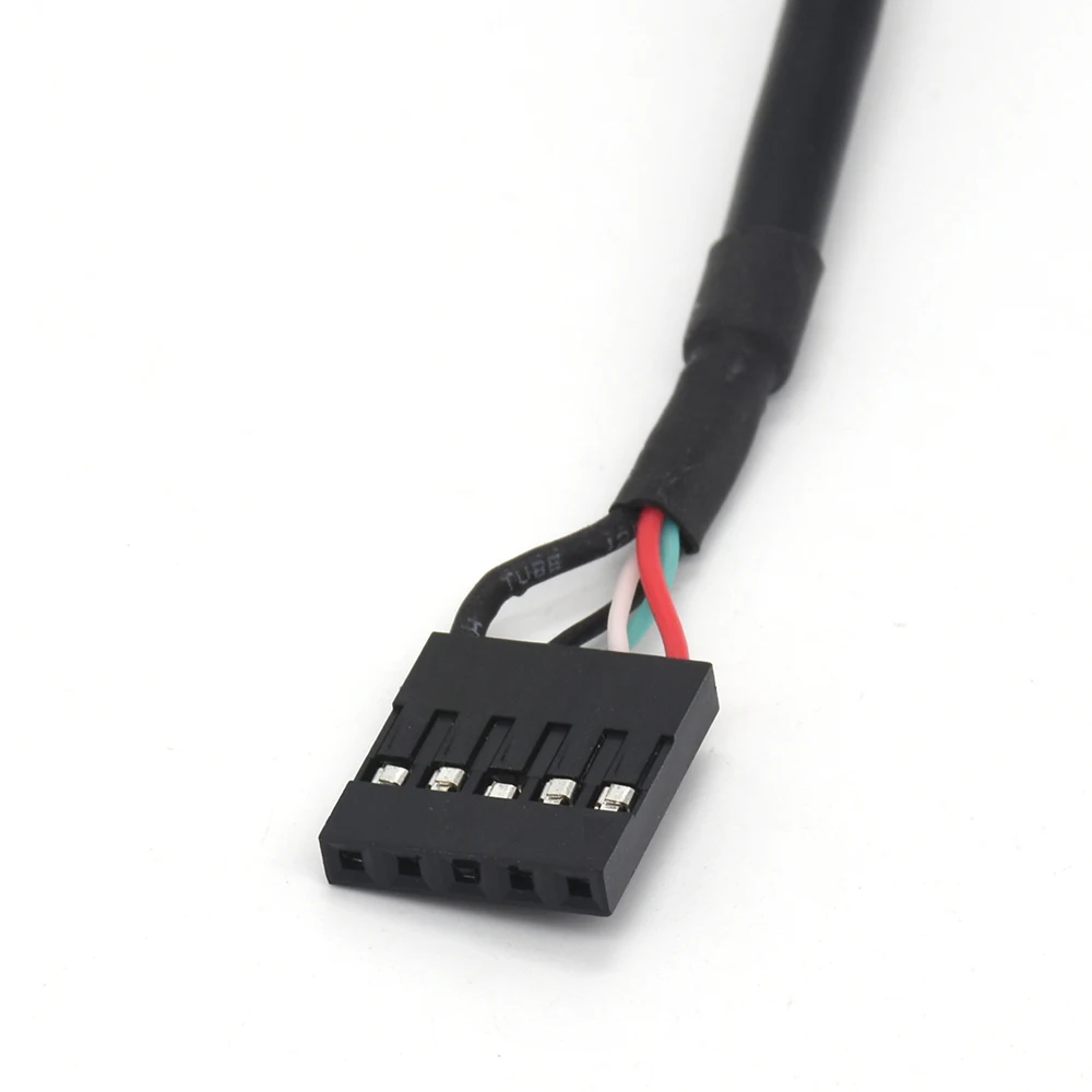 10 шт./лот 30 см 50 USB 2 0 B Тип гнездо принтера панель крепление на шаг мм 5pin корпус