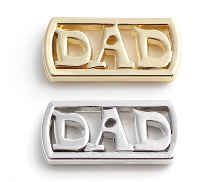 20 шт./лот цвета сплав папа буквы амулеты плавающие оконные пластины подходят для