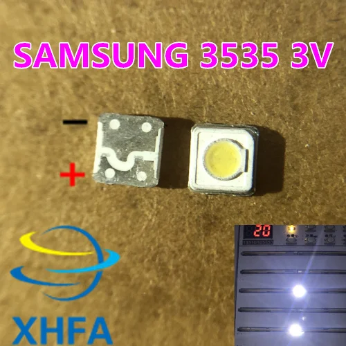 Светодиодная подсветка для SAMSUNG 200 светодиодов 3 В 1 Вт 3537 3535 лм | Лампы и освещение