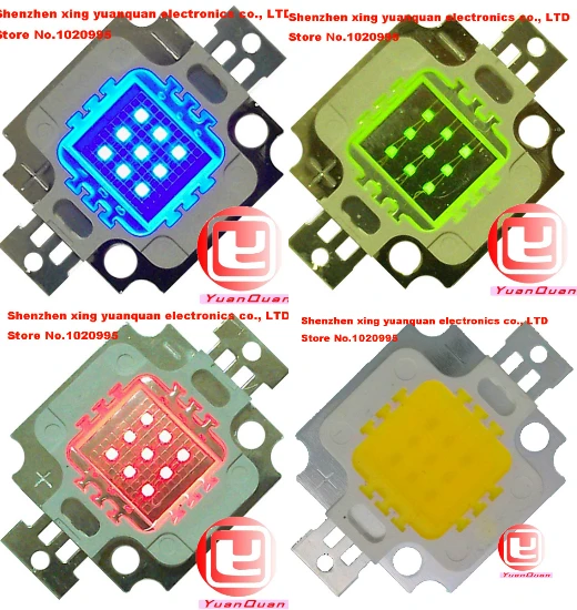 3 шт./лот 10 Вт высокомощная Светодиодная лампа IC SMD для прожектора цвет: