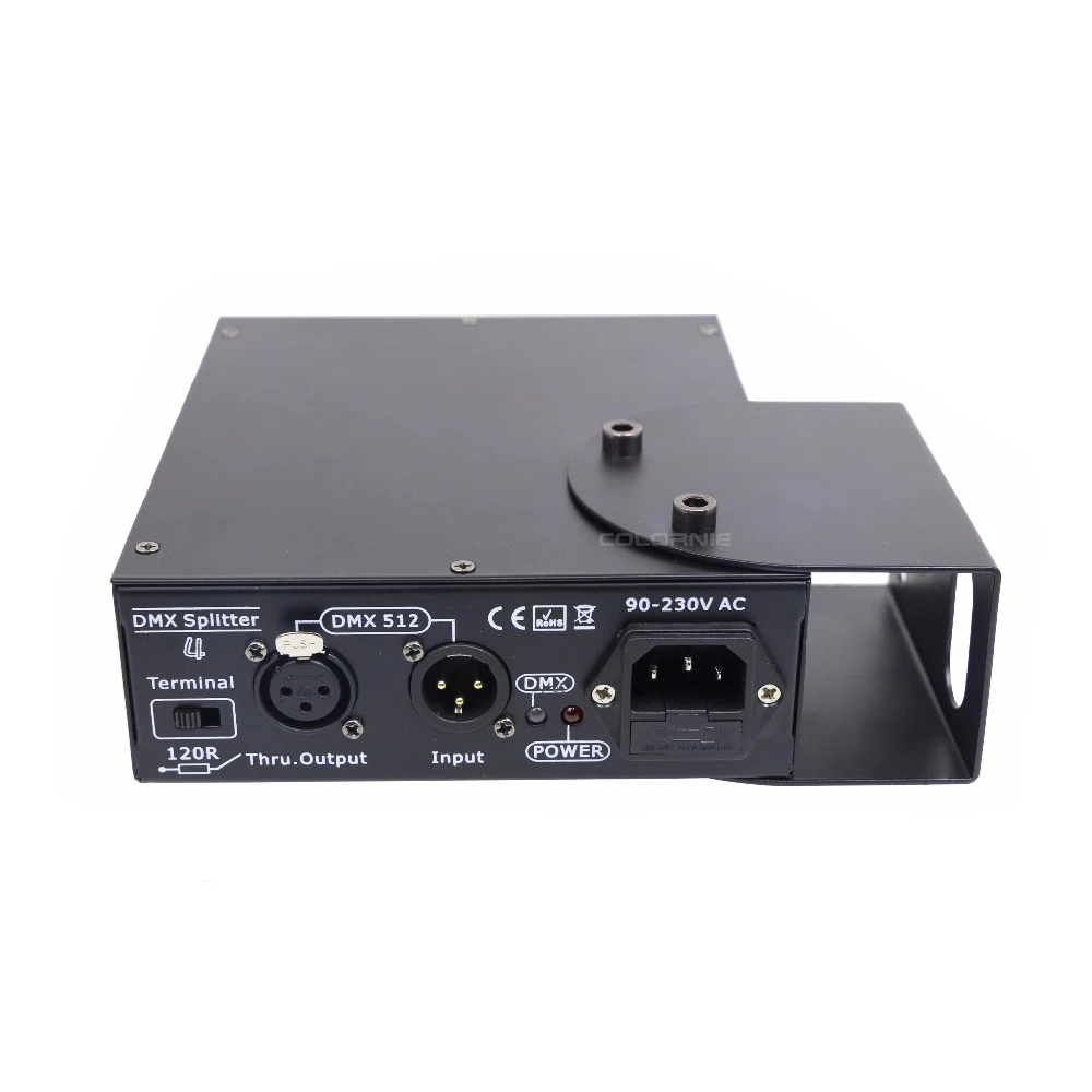 Новый Оптический изолированный сплиттер DMX 4 ходовой Dmx сценический контроллер
