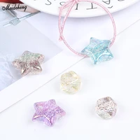 fashion pentagon rhombus transparent onion powder jewelry hair ornament rope diy pendant necklace bracelet bead accessory