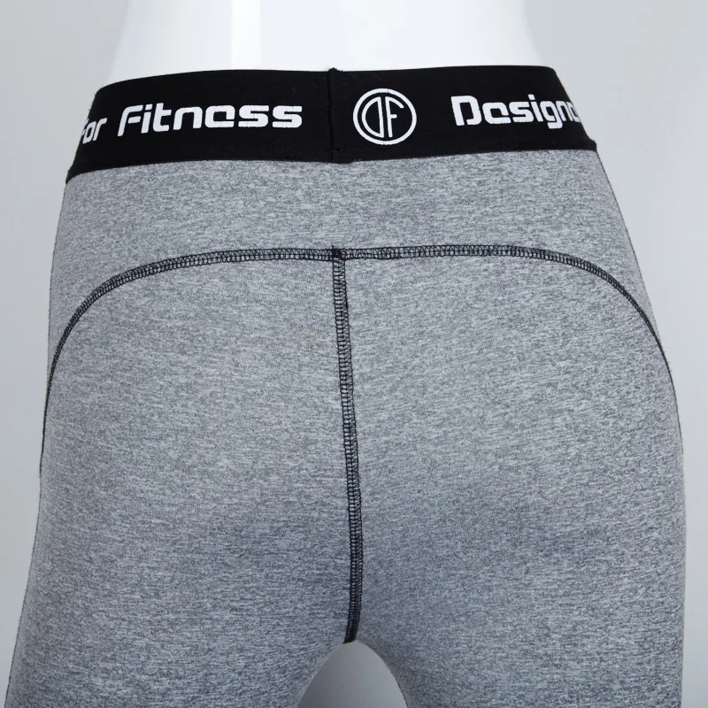 2017 с принтом букв спортивный костюм Для женщин серый Йога Комплект Лоскутная бег