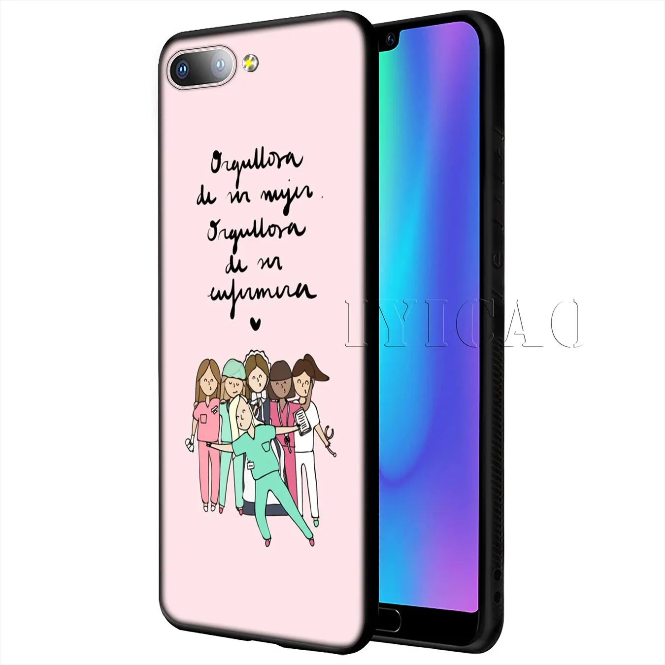 Cartoon Doctor Nurse Hot Fashion Fun Dynamic Case for Huawei Y9 Y7 Y6 Prime 2019 Honor 20 8C 8X 8 9 9X 10 Lite 7C 7X 7A Pro |