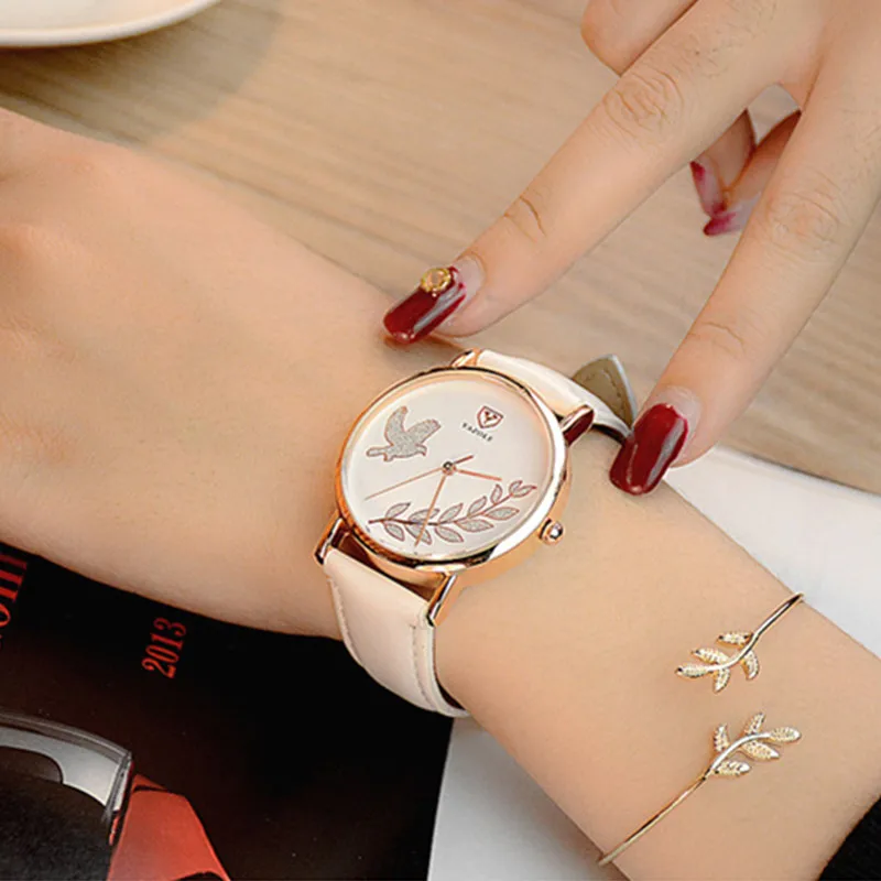 Женские кварцевые часы с кристаллами розовое золото|reloj brand|reloj relojreloj mujer |