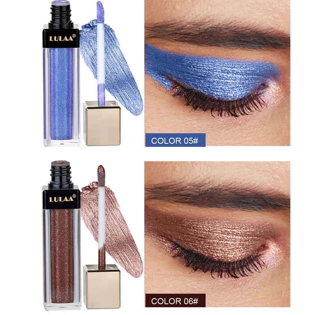 Хит продаж 2019 красивые глазурованные тени для век с металлическим бриллиантом