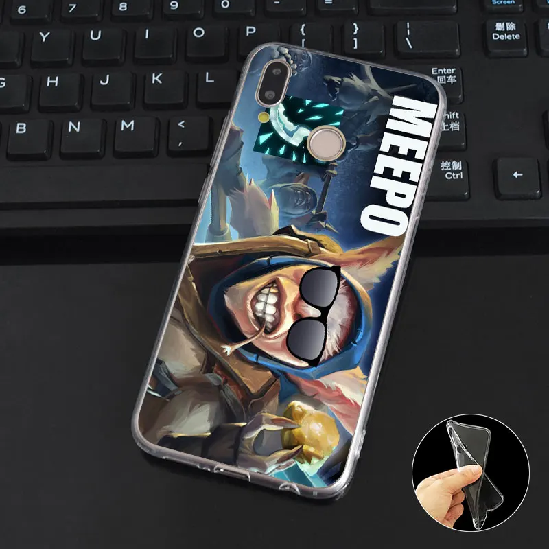 DREAMFOX K067 Dota 2 Meepo Soft TPU Silicone Case Cover For Huawei Honor 6A 6C 7X 9 10 P20 Lite Pro P Smart |
