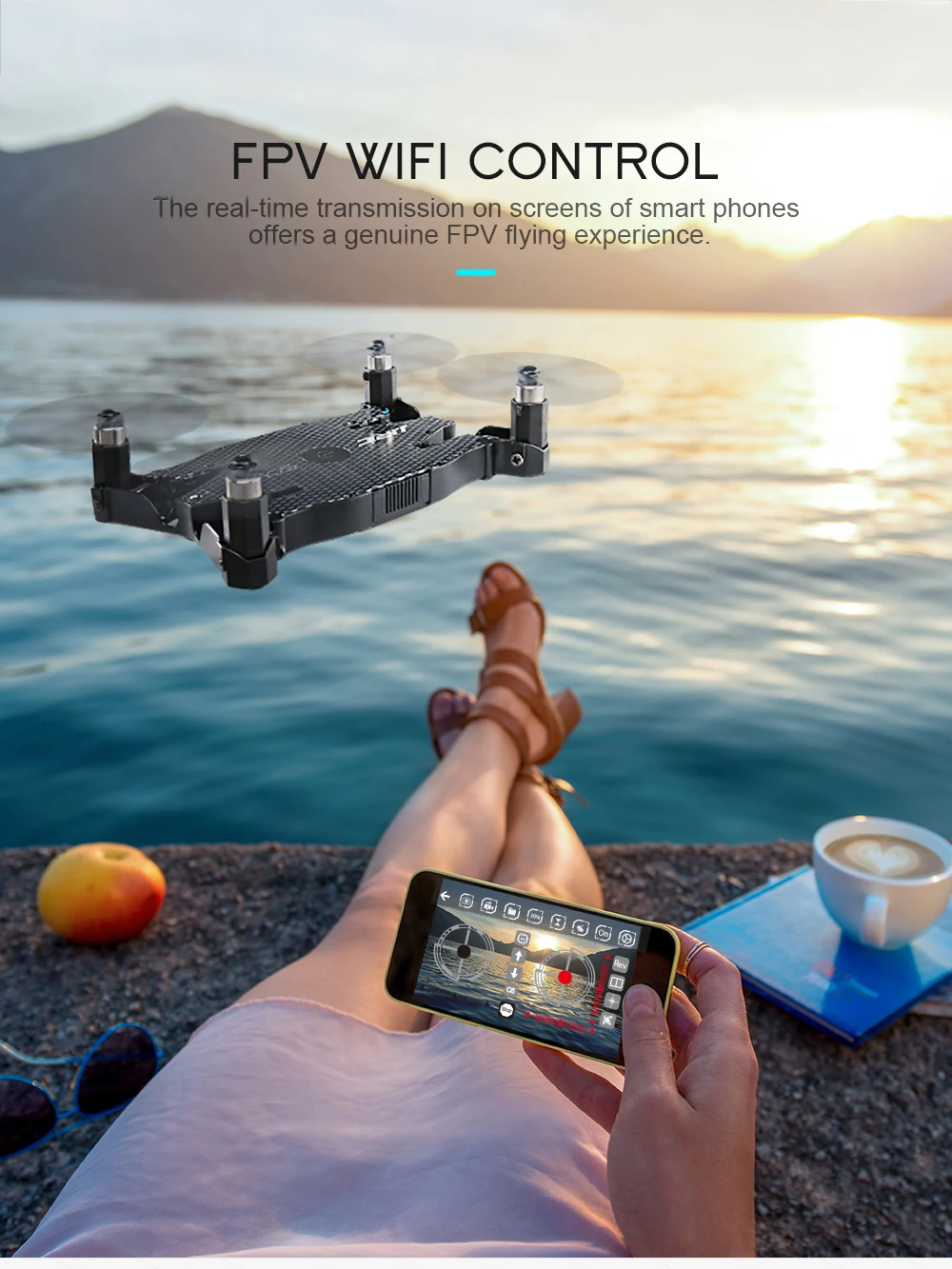 JJRC H49WH H49 SOL RC Дрон мини селфи Дроны с камерой HD wifi FPV Квадрокоптер высота