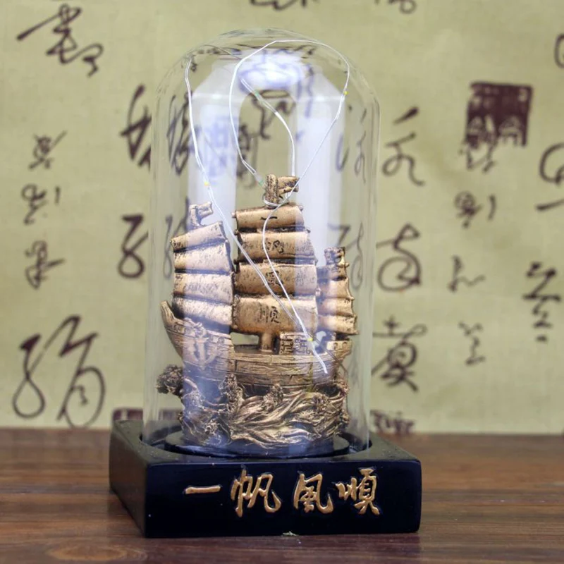 Креативный Гладкий стеклянный чехол для парусной лодки украшения звездный свет