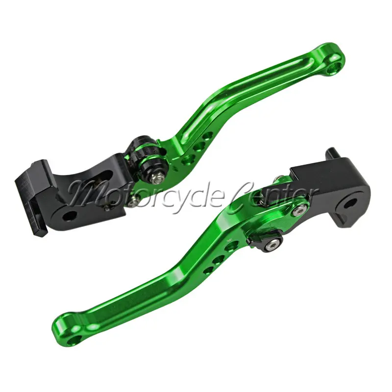 CNC Short Adjustable Brake Clutch Levers For Triumph Daytona 650 955i 675 Street Triple Tiger 1050 Sport 800 XC Green | Автомобили и