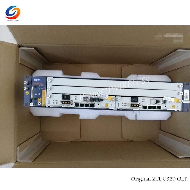 Оригинал ZTE ZXA10 C320 OLT 10GE SMXA карта * 2 шт. AC + DC источник питания поддержка GPON и Карта