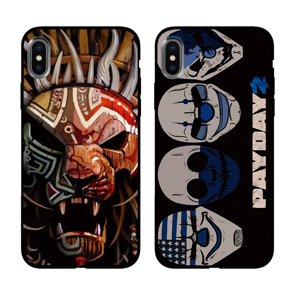 Забавные Маски для смайликов Мягкий чехол из ТПУ Apple iPhone 6 6S 7 8 Plus 5 5S SE X XS MAX XR