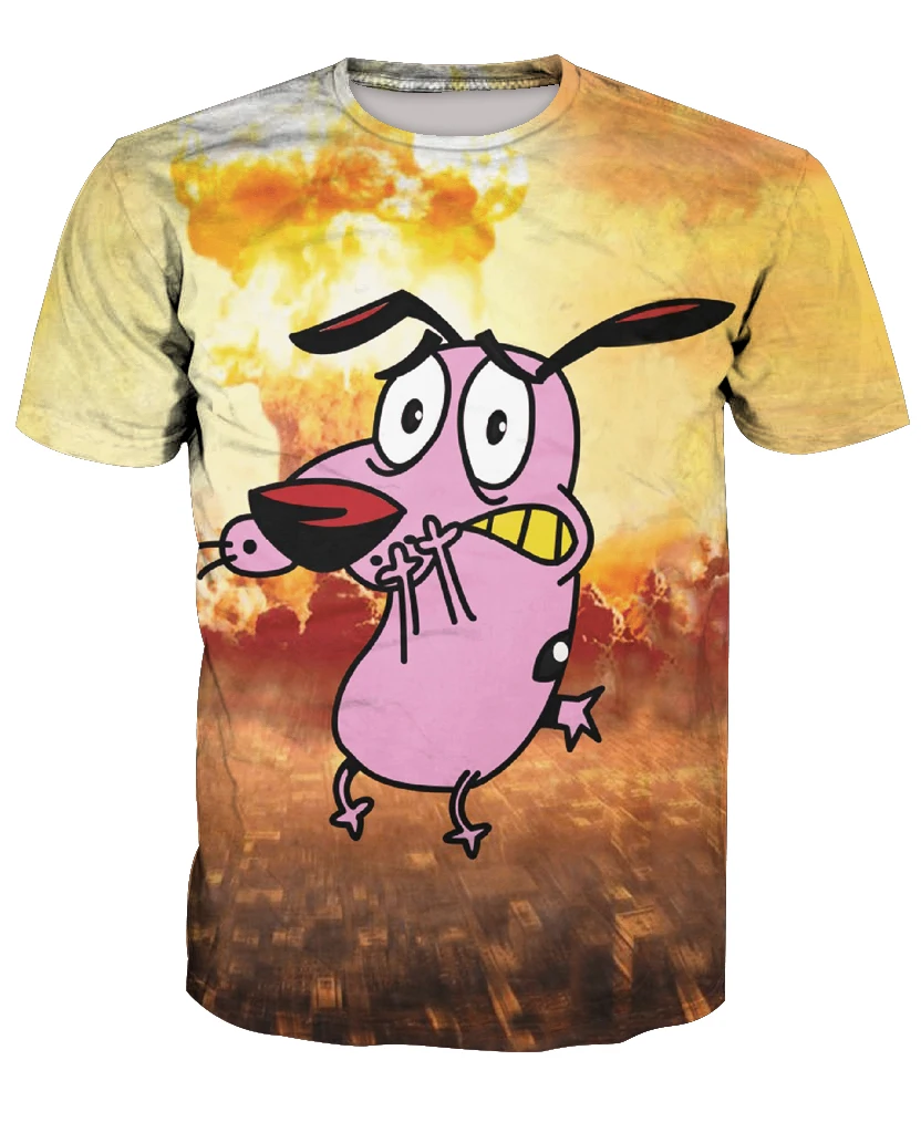 3D Fashion 2019 hot New fashion cartoon fox casual short sleeve T-shirts custom-made free shipping m to 6xl factory Outlet | Мужская