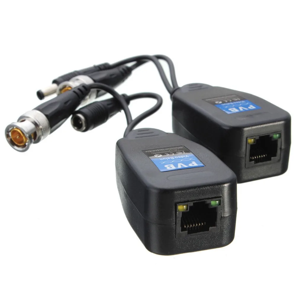 Billig 20 Pairs CCTV Coax BNC Video Balun Transceiver Zu CAT5e 6 Rj45-stecker-Großhandel Schnelles Verschiffen