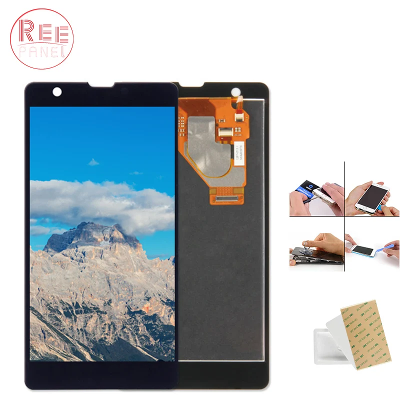 Оригинал 4 6 ''Дисплей для SONY Xperia ZR Дисплей Сенсорный экран планшета Ассамблеи