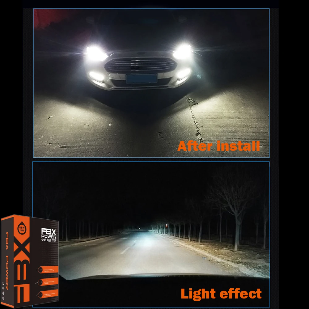 2 шт. H11 5500 K HID XENON 55 Вт светодиодные фары лампы Высокий свет очень яркий |