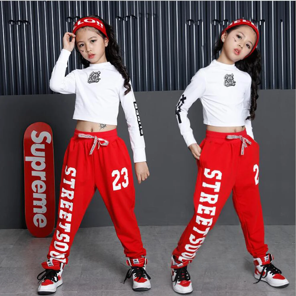 30 комплектов детская одежда для джазовых танцев уличные танцевальные костюмы в