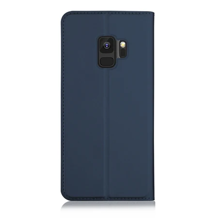 Новинка для samsung Galaxy S8 S9 S10 Plus S10e S7 edge чехол из искусственной кожи чехол-книжка для samsung Note 10 9 8 чехол-книжка для телефона s - Цвет: Blue Leather Case