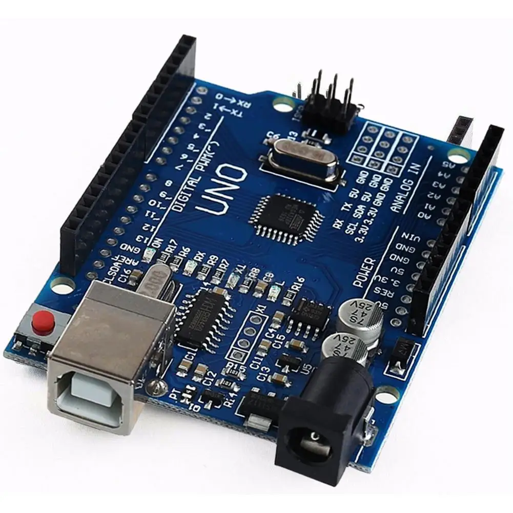 BEESCLOVER UNO R3 макетная плата CH340 CH340G для Arduino DIY KIT с прямым штыревым разъемом USB