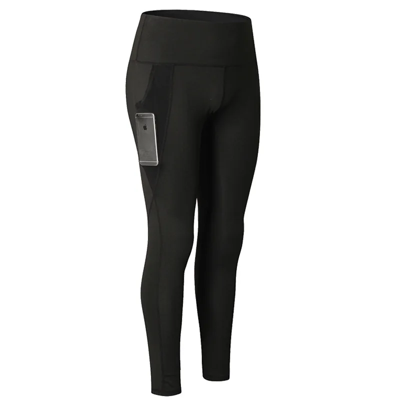 Женские спортивные штаны для занятий йогой и бегом с марлевым карманом|Штаны