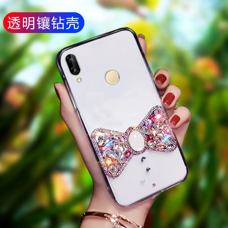 Для huawei Y9 2019 ультра тонкий прозрачный сотовом телефоне основа флэш дрель лук