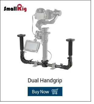 SmallRig DSLR камера стабилизатор Ronin S деревянная Двойная ручка рукоятка для DJI RoninS может регулировать 180 градусов BSS2314