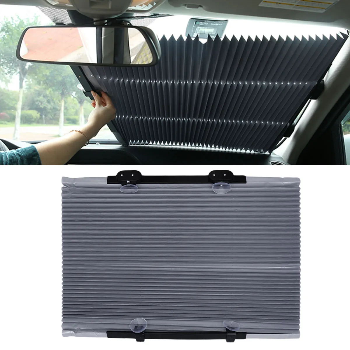 1 шт. авто лобовое стекло Зонт Складная присоска солнцезащитный козырек