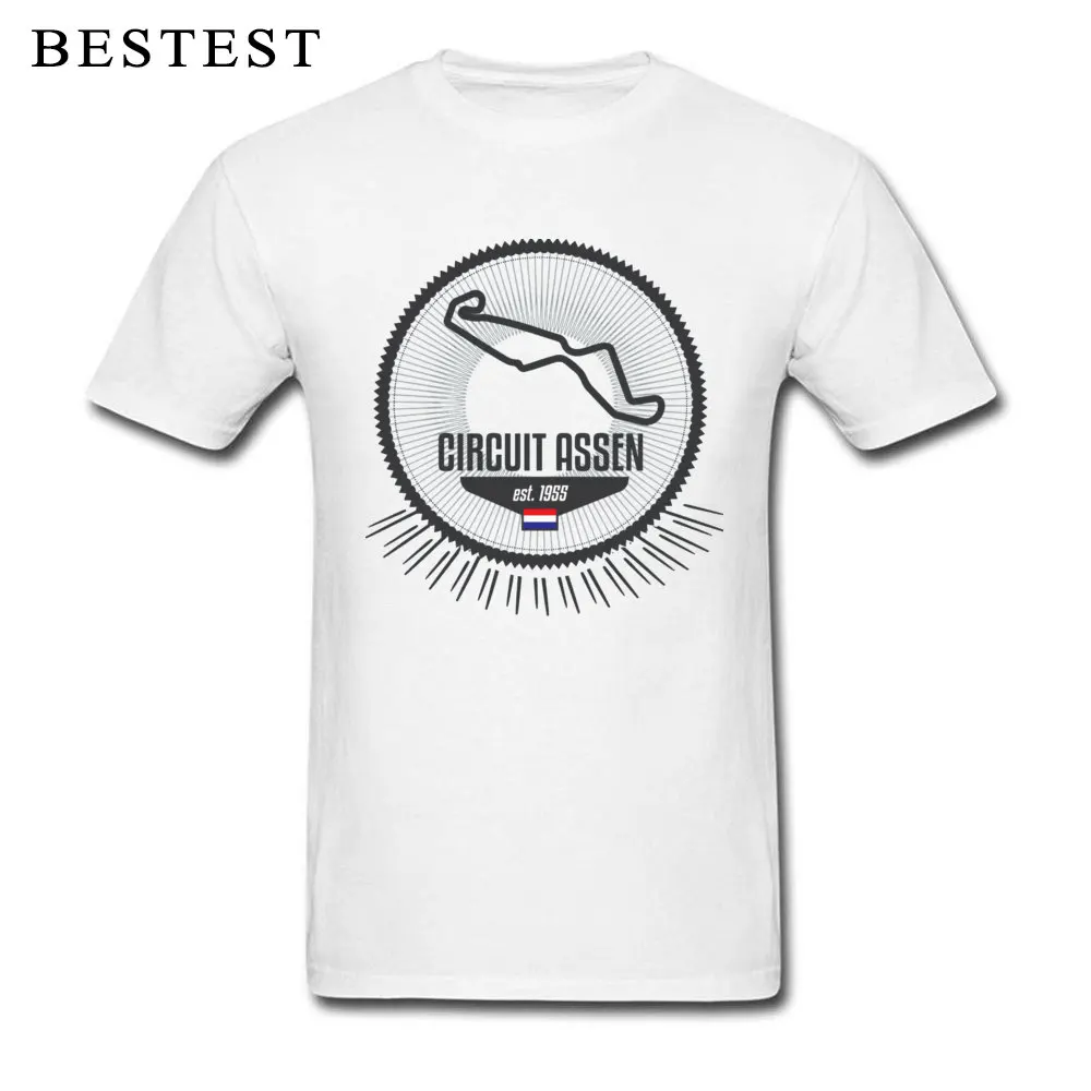 

Футболка с коротким рукавом TT Assen Circuit для мужчин, футболка с вырезом лодочкой, 100% хлопок, Молодежная Футболка, Swag, стильные футболки, мото бай...